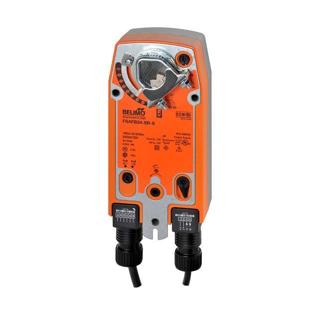 FSAFB24-SR-S FIRE & SMOKE ACTUATOR,180 IN-LB,