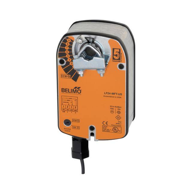 LF24-MFT US DAMPER ACTUATOR,35 IN-LB,SPRING
