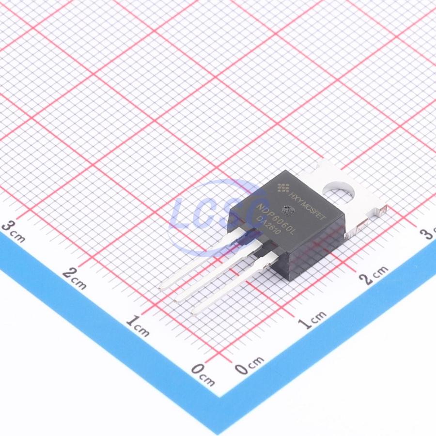NDP6060L The On Semiconductor NDP6060L is an N-Channel MOSFET designed for low voltage applications. It features a 60V drain-source voltage and 48A continuous current capability.