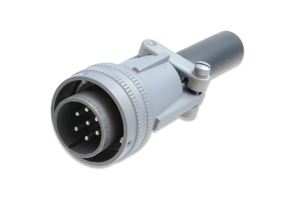GTS06F-20-24P Amphenol GTS06F-20-24P is a 4-position circular connector plug with male pins and solder cup termination. It features an olive drab cadmium aluminum shell and IP67 protection.