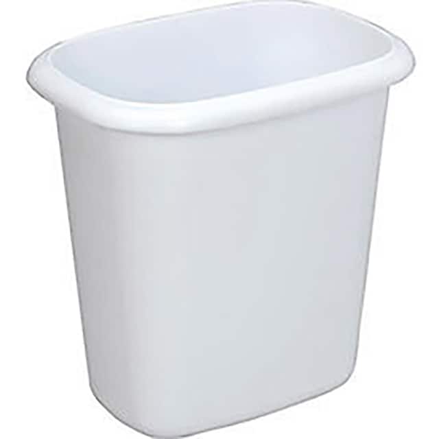 FG295300WHT VANITY WASTEBASKET, 6 QUART