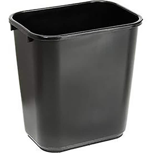 2818BK 28-1/8 QT. PLASTIC WASTEBASKET