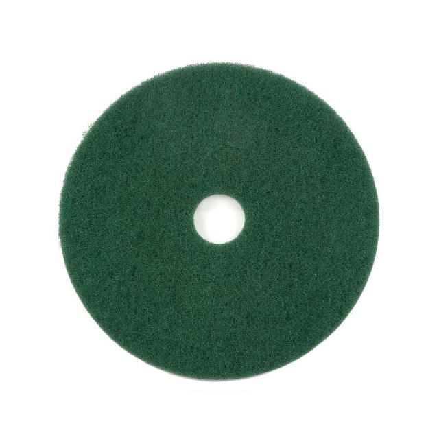 400317 17" GREEN SCRUBBING PAD, 5/CASE