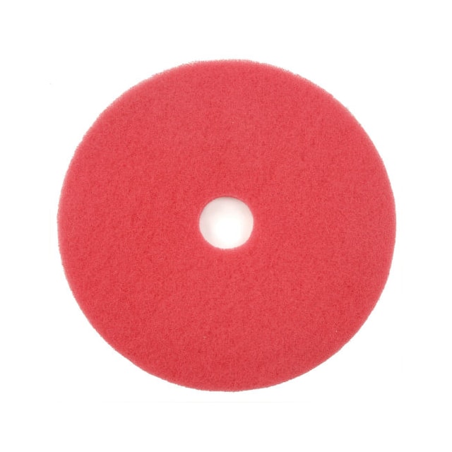 404417 17" RED BUFFING PAD, 5/CASE