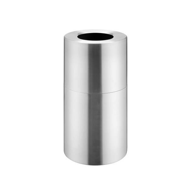 EK9080-SS TRASH CONTAINER, ALUMINUM, 20 GA