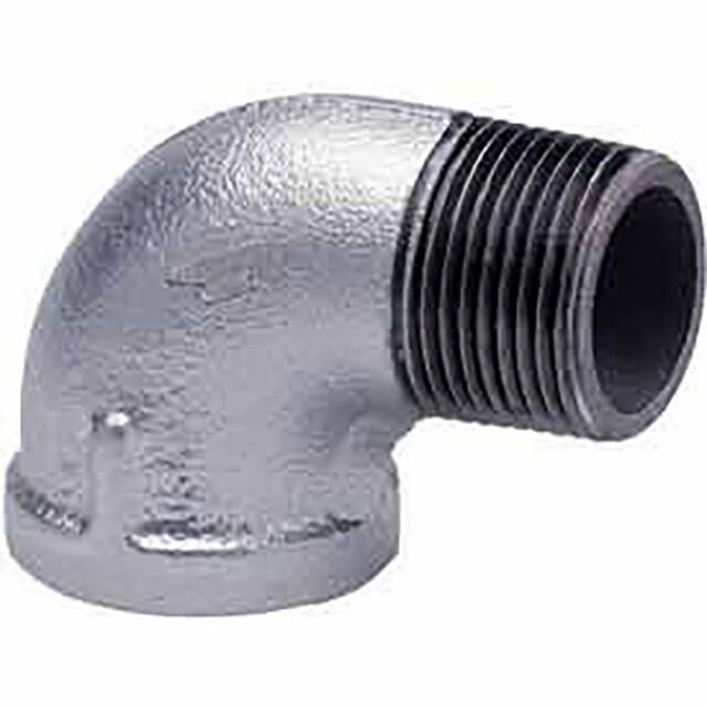 811016211 1/2" GALVANIZED MALLEABLE 90 DEG