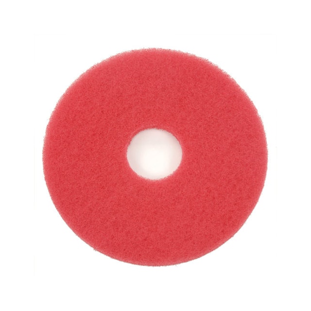 404413 13" RED BUFFING PAD, 5/CASE