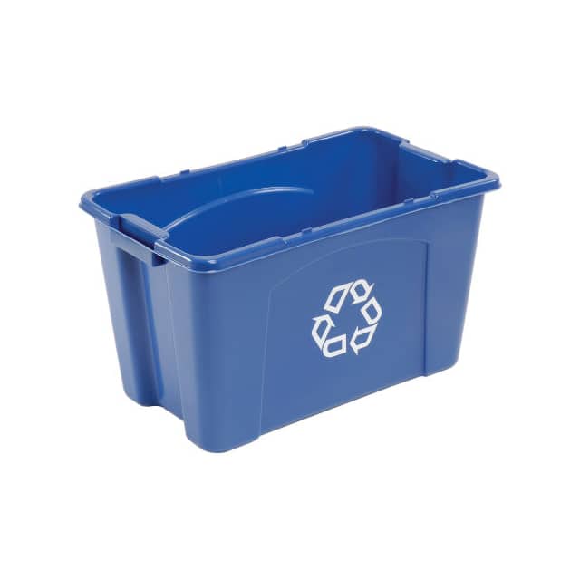 FG571873BLUE RUBBERMAID RECYCLING CONTAINER,