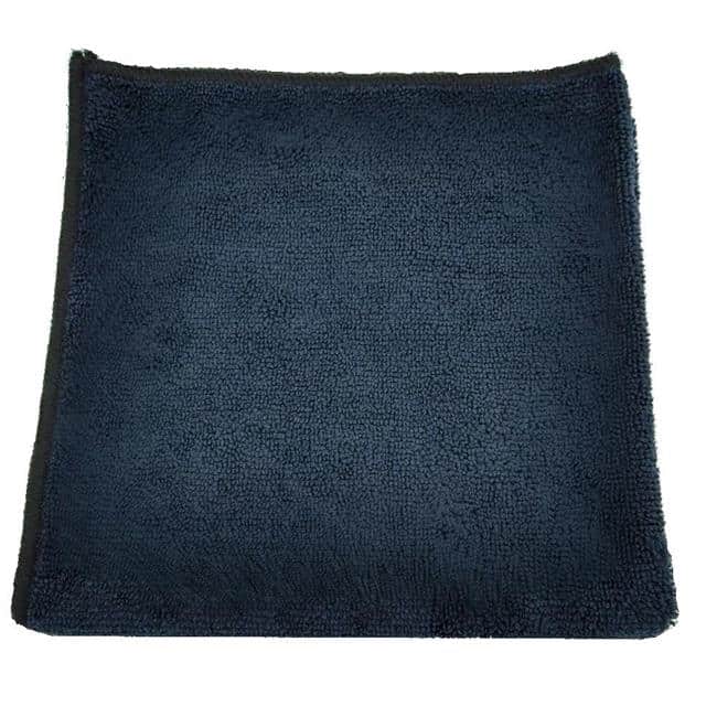 TM-M-1204-BLK 16"x16" Microfiber Black 285 GSM