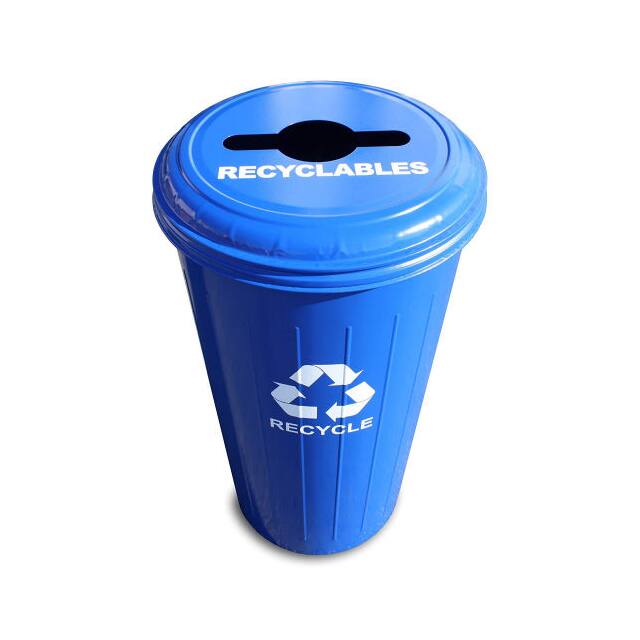 10/1CTDB ROUND STEEL RECYCLING CONTAINER