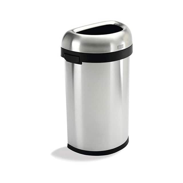 CW1468 SEMI-ROUND STAINLESS STEEL RECEP