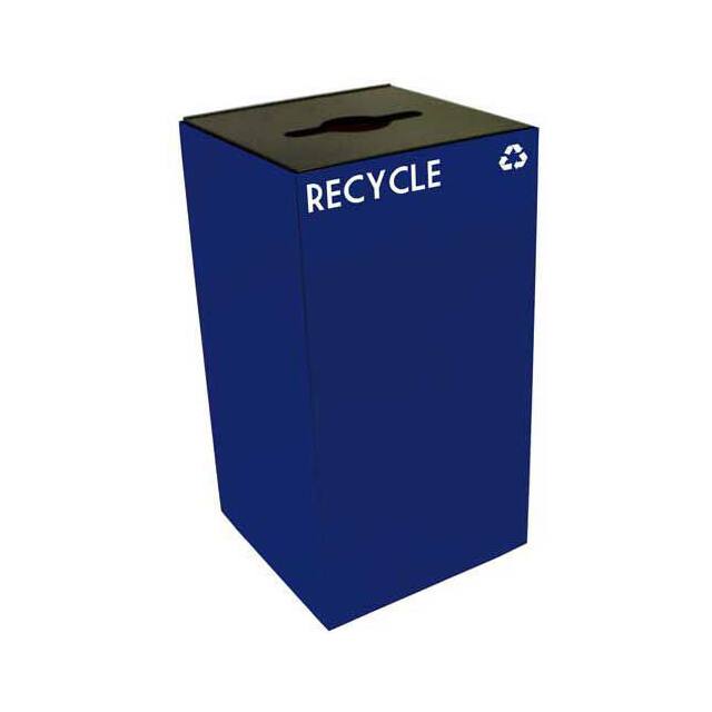 28GC04-BL STEEL RECYCLING CONTAINER W/COMB