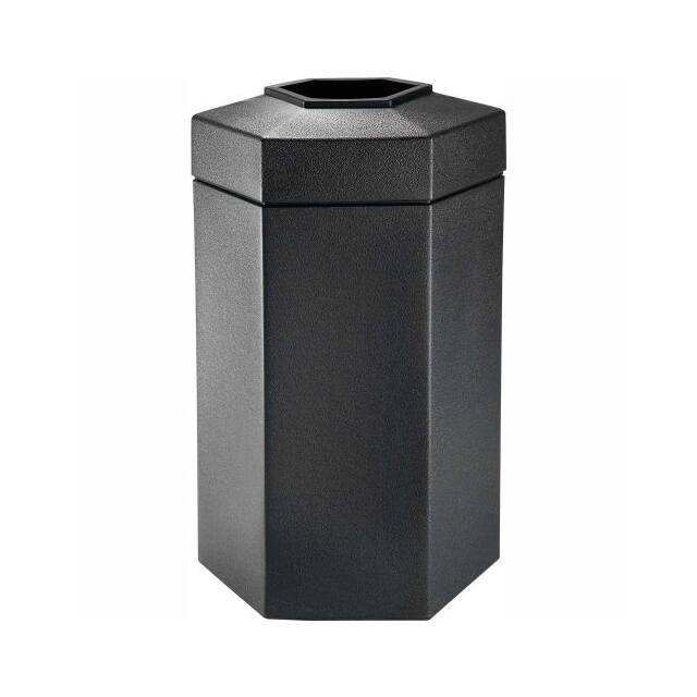 737501 HEXAGON TRASH CONTAINER 50 GAL.