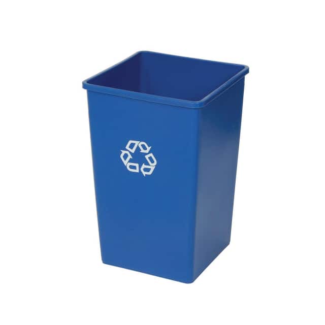 FG395973BLUE SQUARE RECYCLING CONTAINER, 50 G