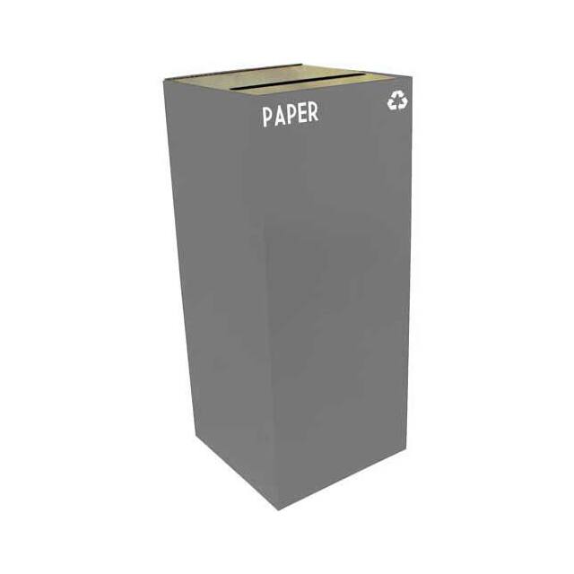 36GC02-SL STEEL RECYCLING CONTAINER W/PAPE
