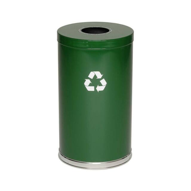 18RT-1H-GN STEEL RECYCLING CONTAINER, 18"DI