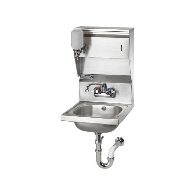 HS-7 16" WIDE HAND SINK W/SOAP & TOWE
