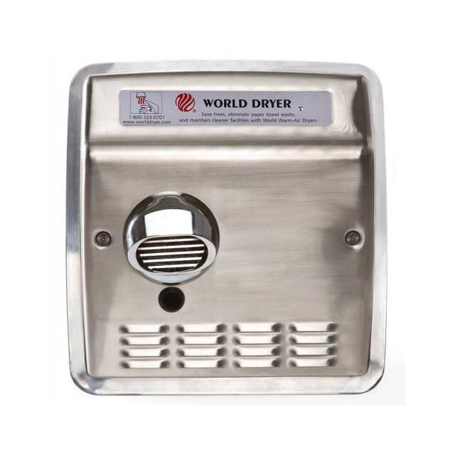 DXRA5-Q973AK AUTO RECESSED HAND DRYER, DXRA5-