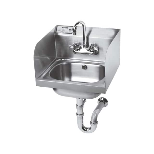 HS-5 16" WIDE HAND SINK W/SIDE SPLASH