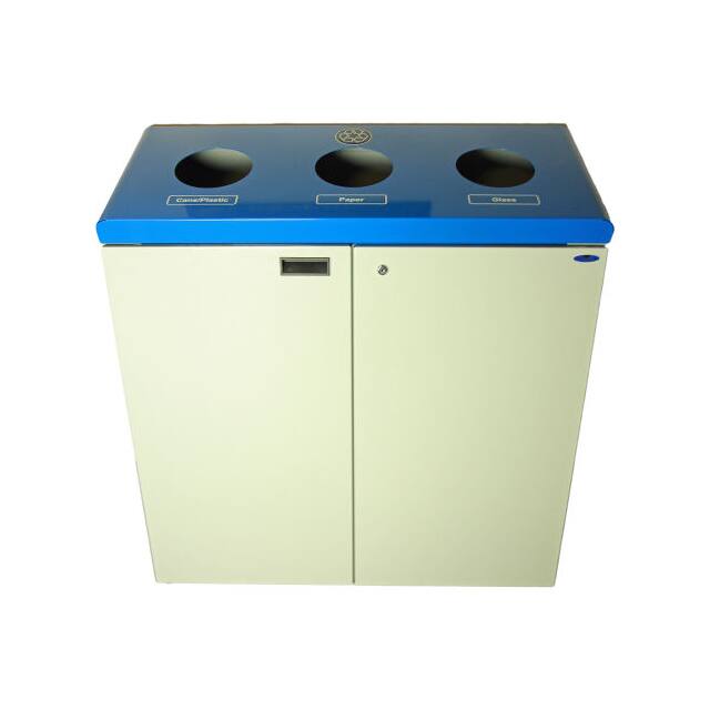 316 FREE STANDING 3 STREAM RECYCLING