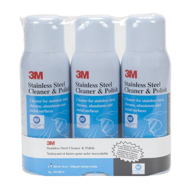59158CC 3M STAINLESS STEEL CLEANER & POL