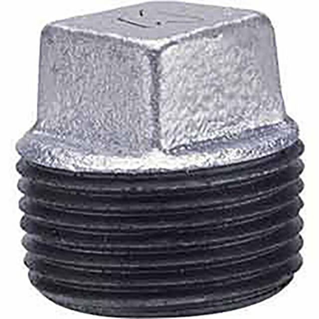 819902487 1-1/4" CORED PLUG, MALLEABLE, 15