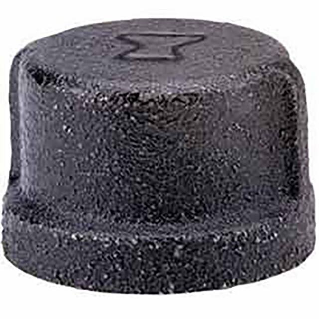 818900565 ANVIL 3/4" BLACK MALLEABLE CAP