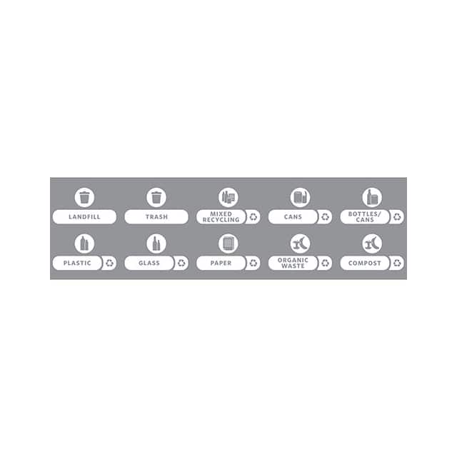 B2246430 WASTE STREAM LABEL KIT A FOR 20G