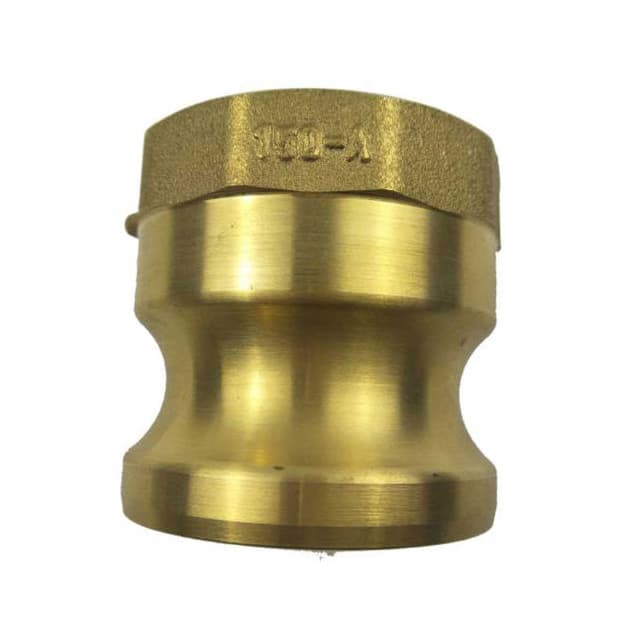 B2267000 2" BRASS TYPE A ADAPTER W/THREAD