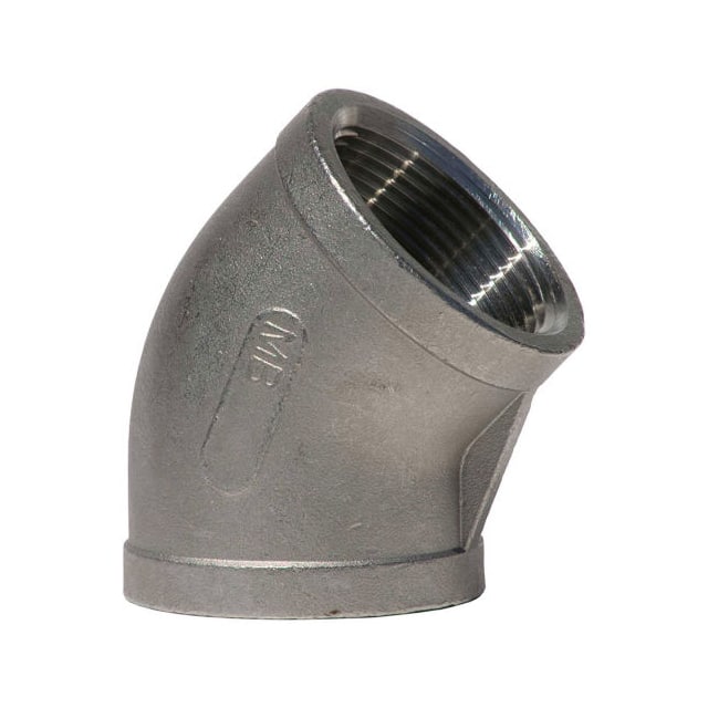 K402-20 1-1/4" 304 STAINLESS STEEL 45 DE