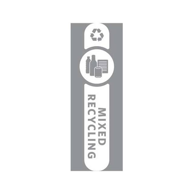 1992438 WASTE STREAM LABEL MIXED RECYCLI