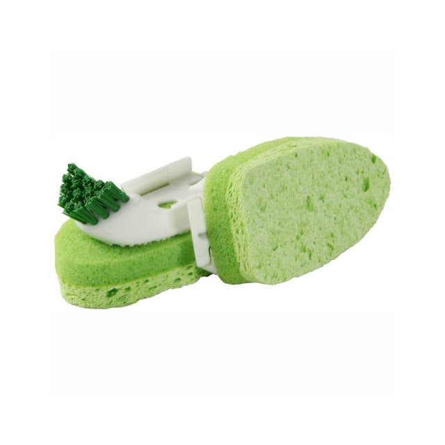 1133 FOAMING SPONGE DISH WAND W/ BRUS