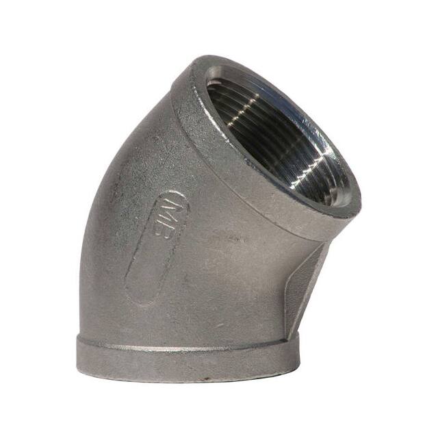 K402-12 3/4" 304 STAINLESS STEEL 45 DEGR