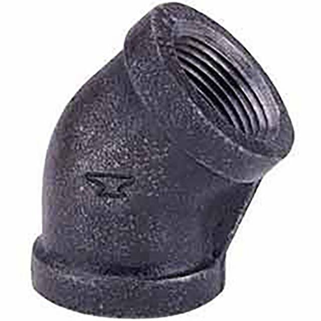 810024018 1-1/4" 45 DEGREE ELBOW, MALLEABL