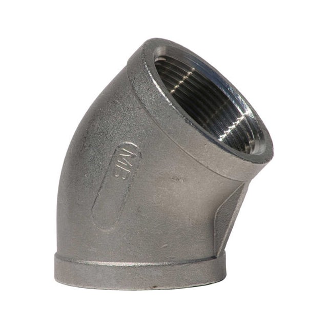 K402-24 1-1/2" 45 DEGREE ELBOW, 304 STAI