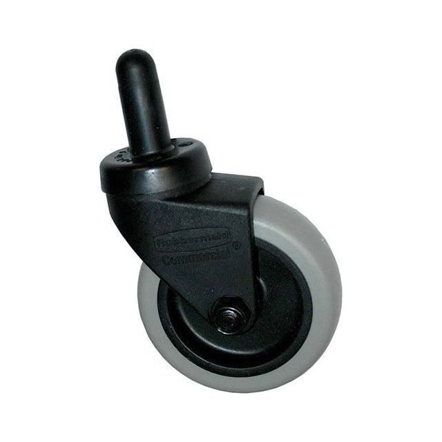 FG7570L20000 3" PLASTIC CASTER GRAY TREAD MET