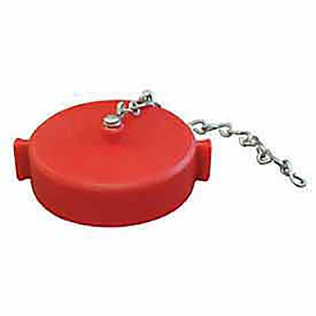 664-152 FIRE HOSE RED HOSE CAP, 1-1/2" N