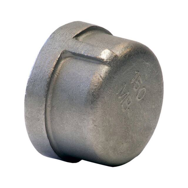 K416-32 2" CAP, 304 STAINLESS STEEL, FNP