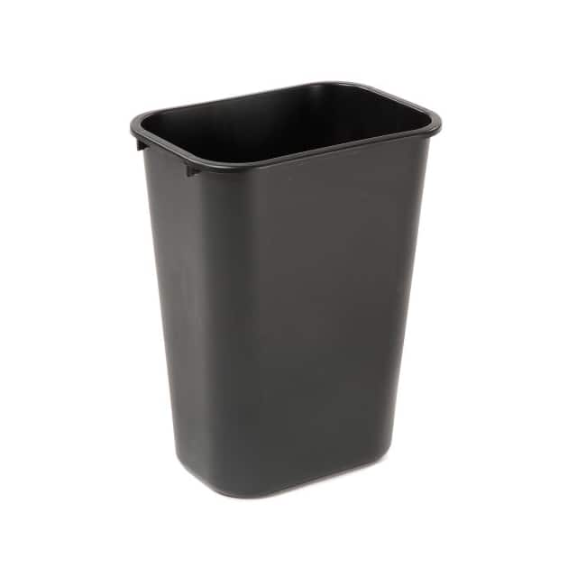 FG295700BLA PLASTIC WASTEBASKET, 10 GAL.