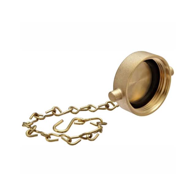 662-1521 FIRE HOSE HOSE CAP, 1-1/2" NH, B