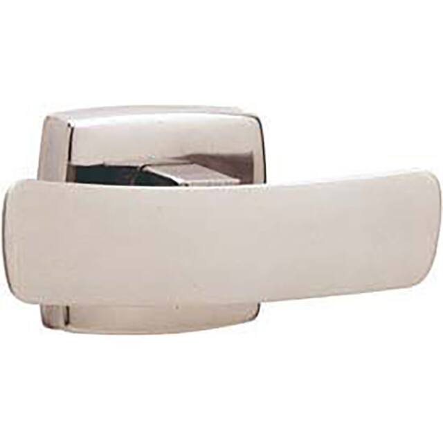 B76727 BOBRICK DOUBLE ROBE HOOK, SATIN