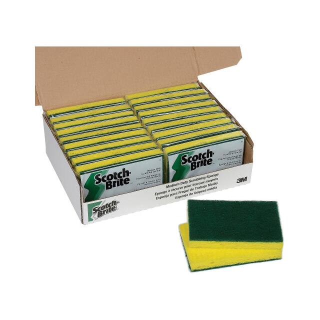 61500110376 MEDIUM DUTY SCRUB SPONGE 74, 6-1