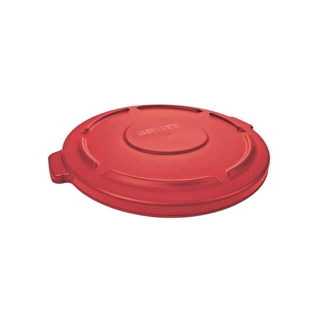 FG264560RED BRUTE FLAT LID FOR 44 GAL. ROUND