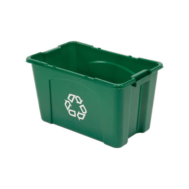 240857GN RUBBERMAID RECYCLING CONTAINER,