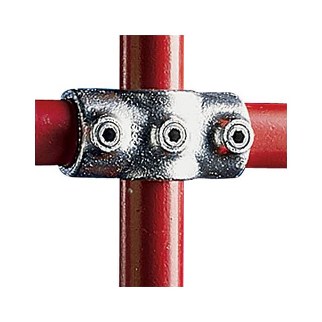 296397 TWO-SOCKET CROSS GALVANIZED IRON