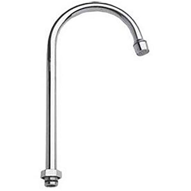 3965 12" SWIVEL GOOSENECK SPOUT, POLI