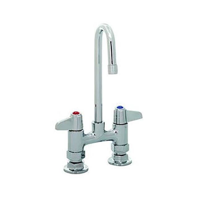 5F-4DLX00 4" DECK MOUNT MIXING FAUCET SWIV