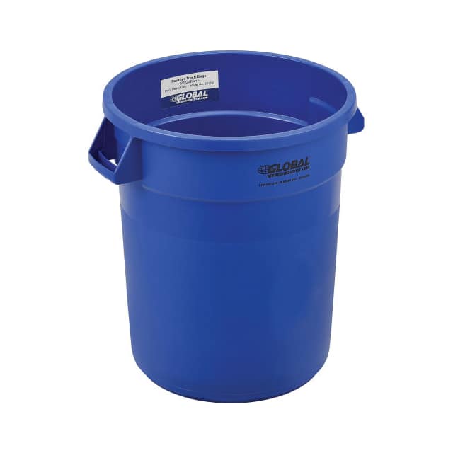 240458BL 20 GAL. PLASTIC TRASH CONTAINER,