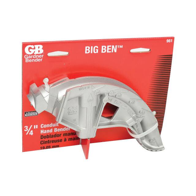 961 BIG BEN ALUMINUM BENDER, 3/4" EM