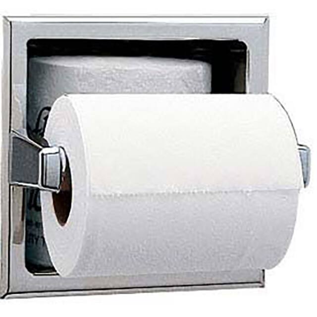 B6637 RECESSED TISSUE DISPENSER W/ EXT